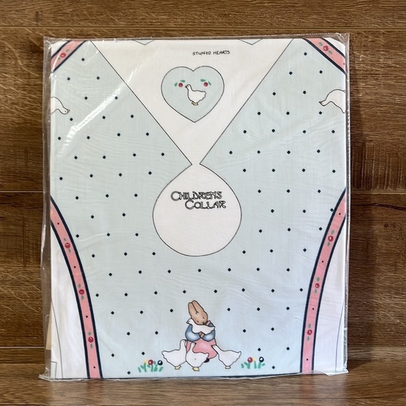 1988 Honey Bunny Kids Designer Collar Kit Daisy Kingdom Country Blue Ducks #5025 - Picture 3 of 9